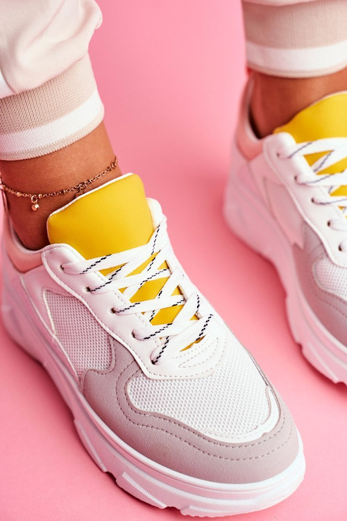 Dámská Sportovní Obuv Růžovo-Bílá Fresno