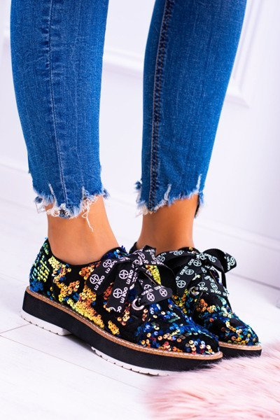 Lu Boo vícebarevný semišove dámské boty Moonlight