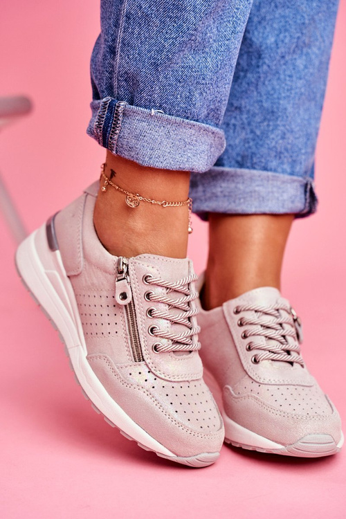 Dámske športové topánky tenisky kožené béžové ft20-8675 lepší spôsob