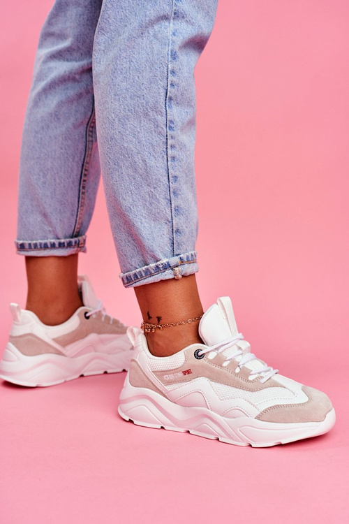 Dámská Sportovní Obuv Big Star Bílá FF274958