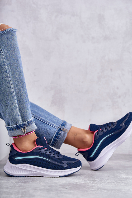 Dámská módní sportovní obuv Tenisky Námořnická modrá Ida