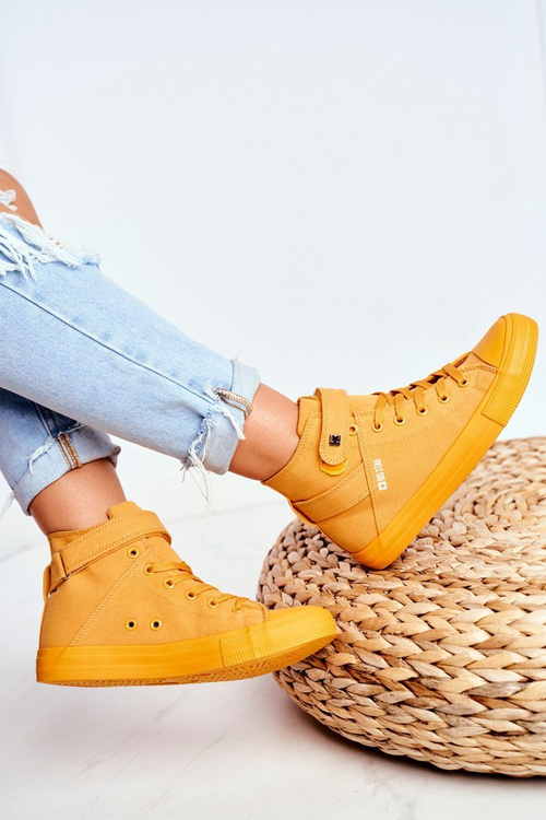 Dámské Vysoké Tenisky Big Star FF274581 žluté