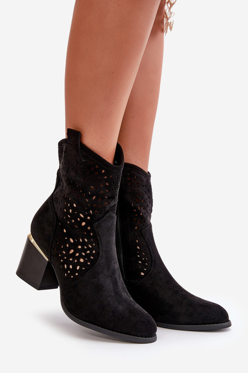 Ľahké topánky s eko-zamšovým vrškom a zipsom čierne Sevana