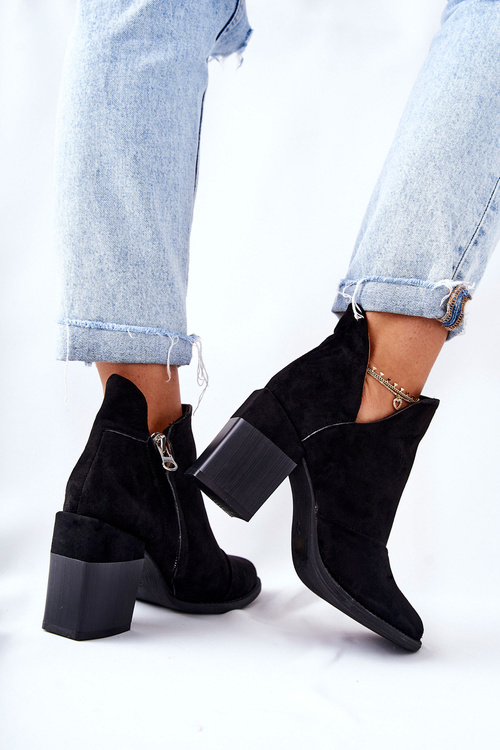 Dámske topánky na stĺpiku Black Meliori