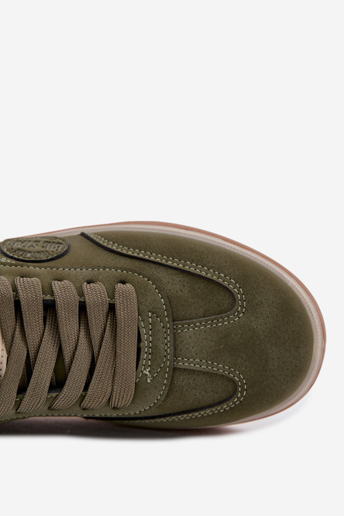 Pánske Nízke Tenisky Big Star SS174022 HI-POLY SYSTEM Khaki