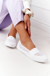 Slip-on White Chillout Openwork Sneakers