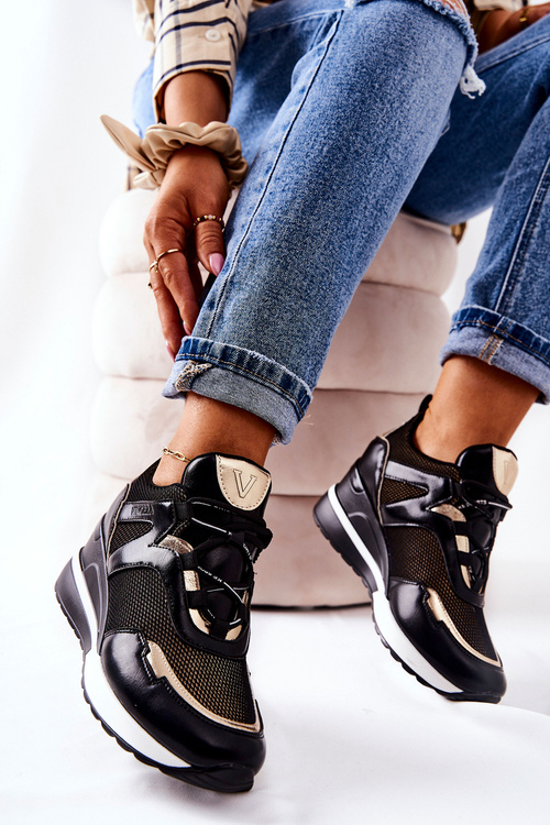 Dámské sportovní Boty Cerné Zlate Colli