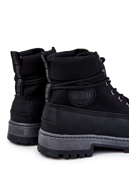 Pánska topánka Pamäť pena veľká hviezda kk174206 čierna