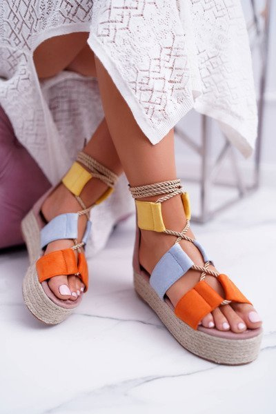 Dámské Vícebarevné sandály na plošině Espadrilles Manado