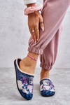 Papci flip -flops befado medveď so srdcom 155D210 NAVY BLUE