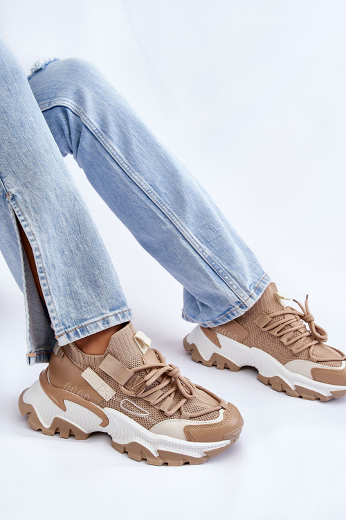 Dámské ponožkové tenisky Tmavě béžová Keaton