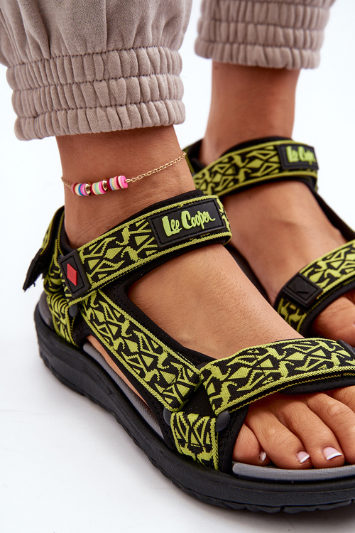 Dámské sandály Lee Cooper LCW-23-34-2609 Limetkové