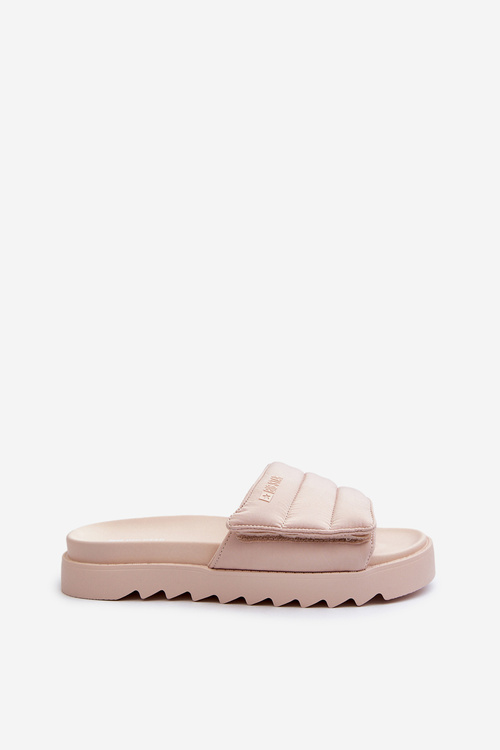 Dámské Žabky Na Platformě Big Star NN274773 Beige