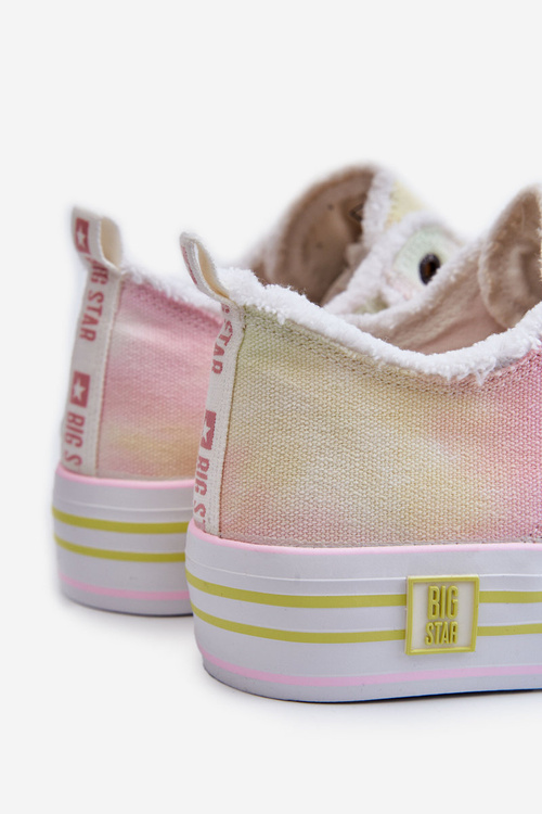 Dámske nízke tenisky Big Star LL274174 multikolor