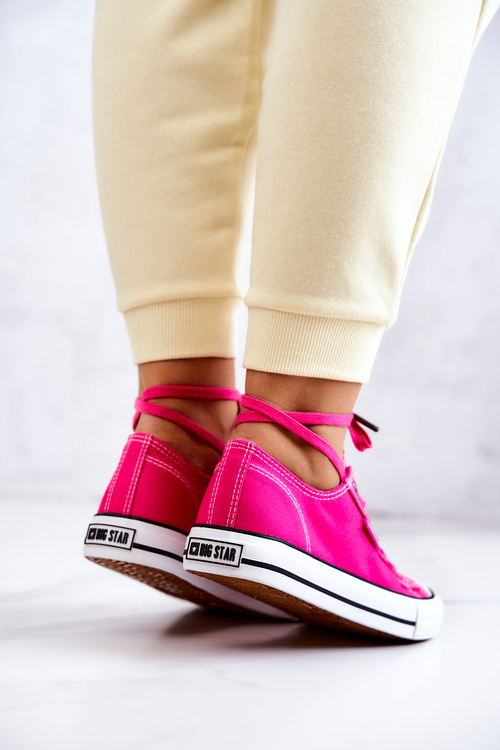Nízke dámske tenisky Veľká hviezda JJ274A005 Fuchsia