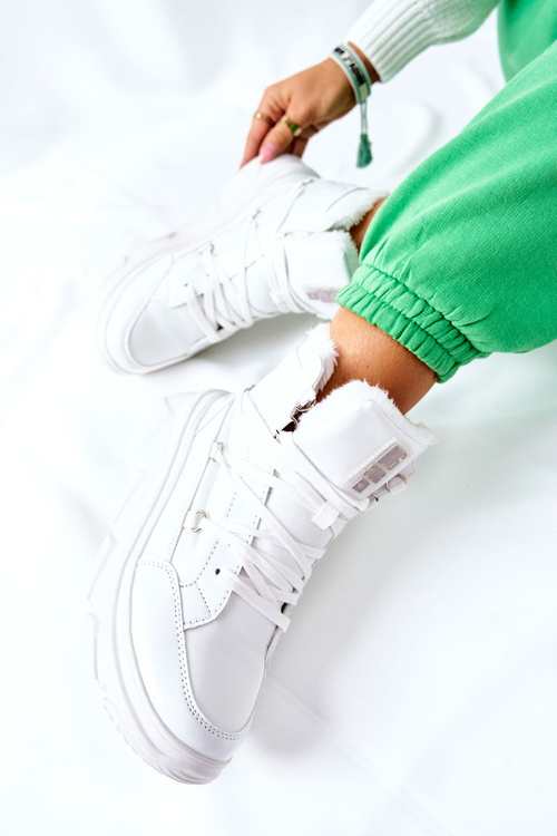 Sněhule Zateplené Big Star II274463 Bilé