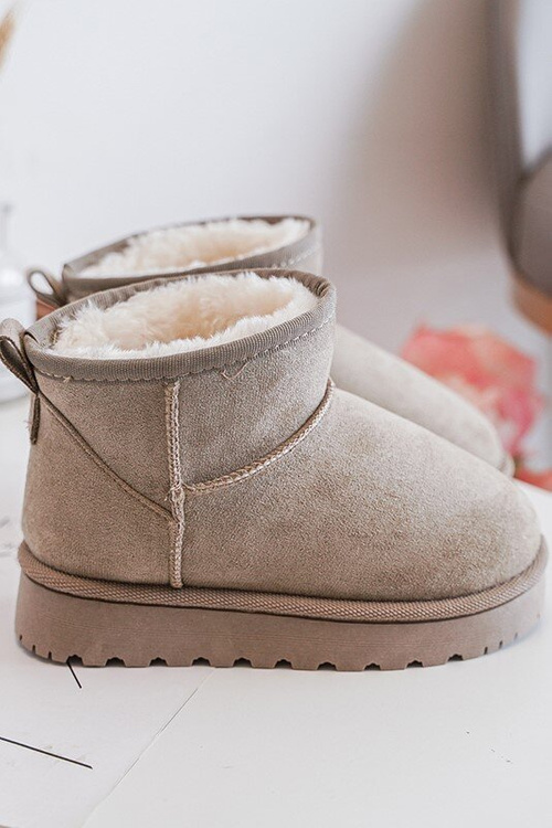 Detské snehové topánky izolované zelené Nallita