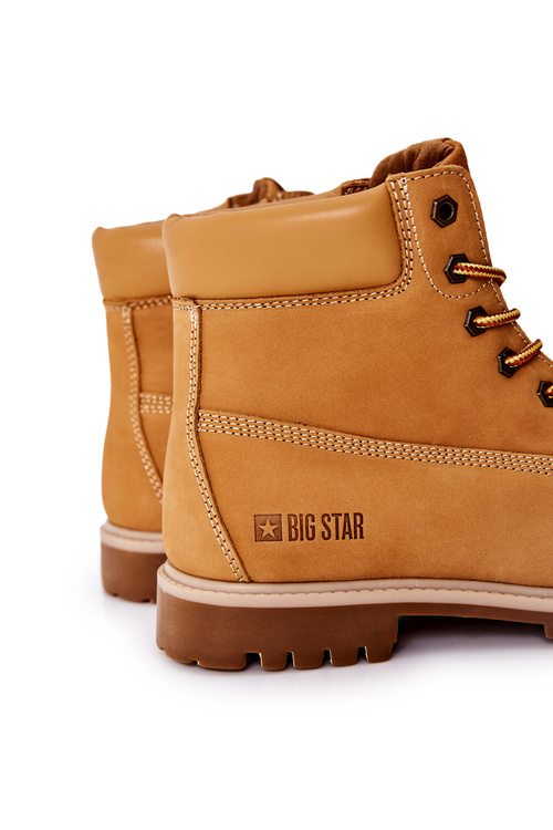 Kožené Boty Trappers Big Star II174264 Camel