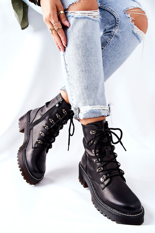 Dámské Kotníkové Boty Černé Magris