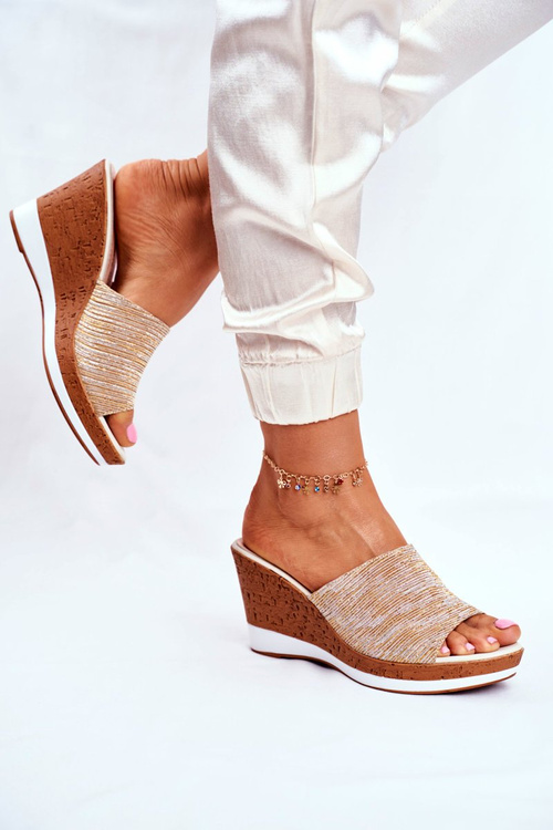 Ženské žabky na Sergio Leone Beige SK320