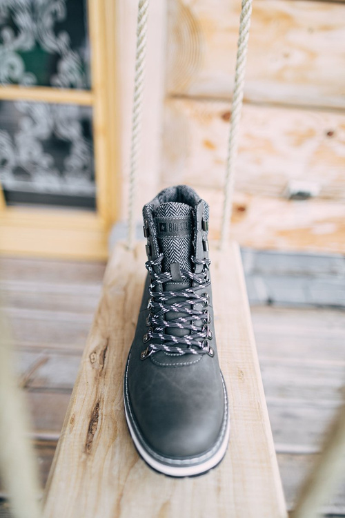 Pánske topánky Big Star Grey EE174405