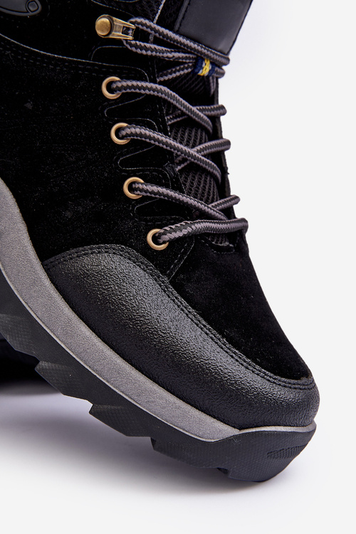 Pánské Trekkingové Boty Trapery Černé Fontanoe