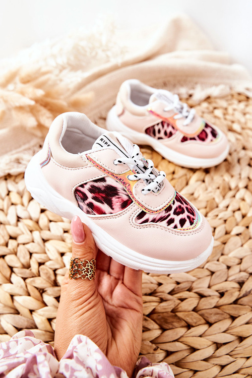 Ružová ružová ružová leopardová topánky