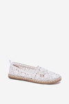 Dámské krajkové espadrilky bílé Adelira