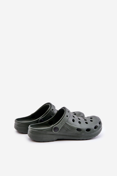 Pánské Pantofle Sandály Do Zahrady Na Bazén Tmavě Zelené