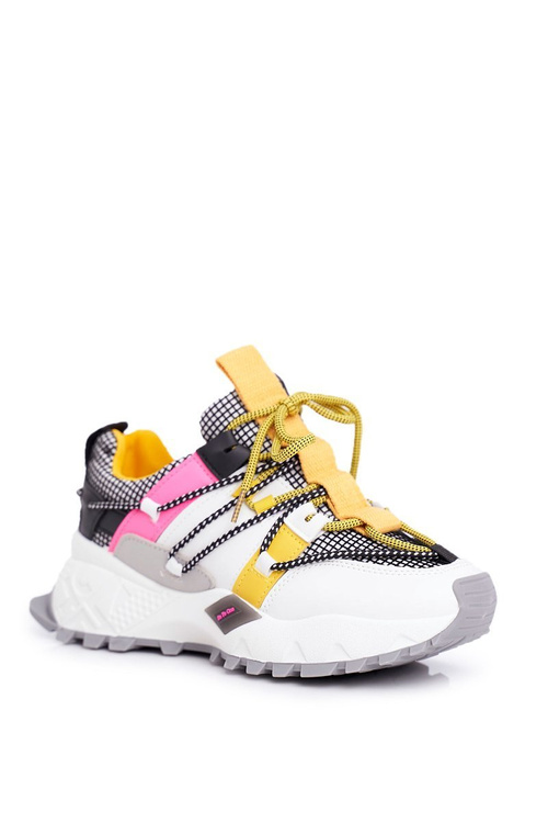 Dámske športové biele topánky LA91 Buďte jednou