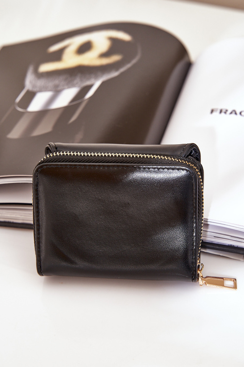 Dámská Peněženka Z Eko Kůže Černá Congaia