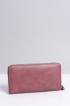 Veľká dámska slivková peňaženka s flitrami