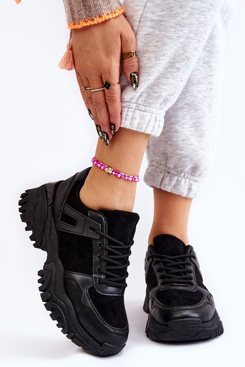 Módní sportovní obuv Tenisky Černá Frezio