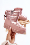 Detské snehové topánky Veľká hviezda KK374219 Pink