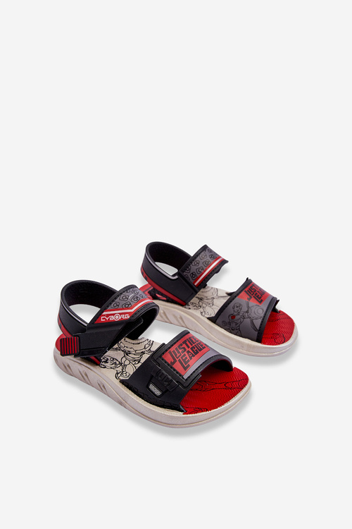 Dětské sandály Grendene Kids JJ385011 Černo-červené