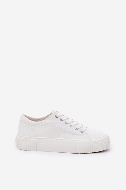 Textilné Dámske Tenisky Big Star RR274405 Biele