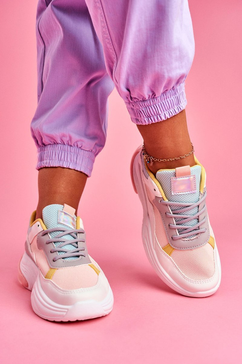 Dámská Sportovní Obuv Barevná Růžová Pinner