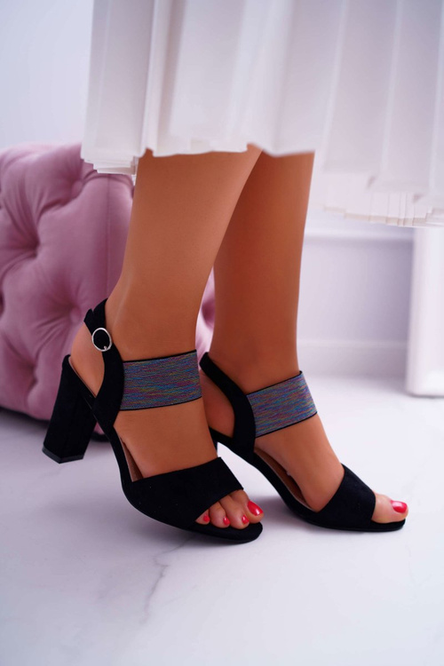 Dámské sandály Sergio Leone SK857 Černé Nargos