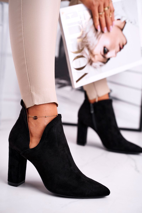 Dámske topánky na stĺpiku Black Vom