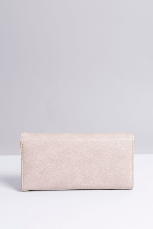 Duży Damski Beżowy Portfel