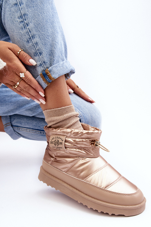 Ženské izolované snehové topánky Lee Cooper LCJ-23-44-1965L BEIGE