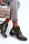 Dámska koža Maciejka Boots 5743C-09 Zelená