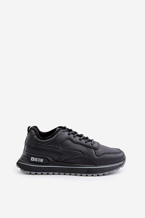 Zateplené Pánske Sneakers Big Star OO174675 HI-POLY SYSTEM Čierne