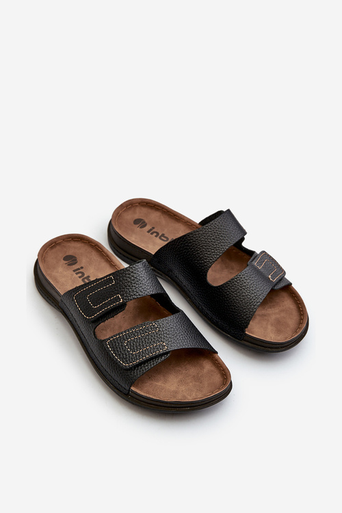 Pohodlné pánské sandály s suchými na suché Inblu GV00002I černé