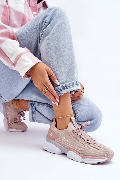 Dámska posuvná športová topánka Pamäťový penový systém Big Star LL274A141 nahý