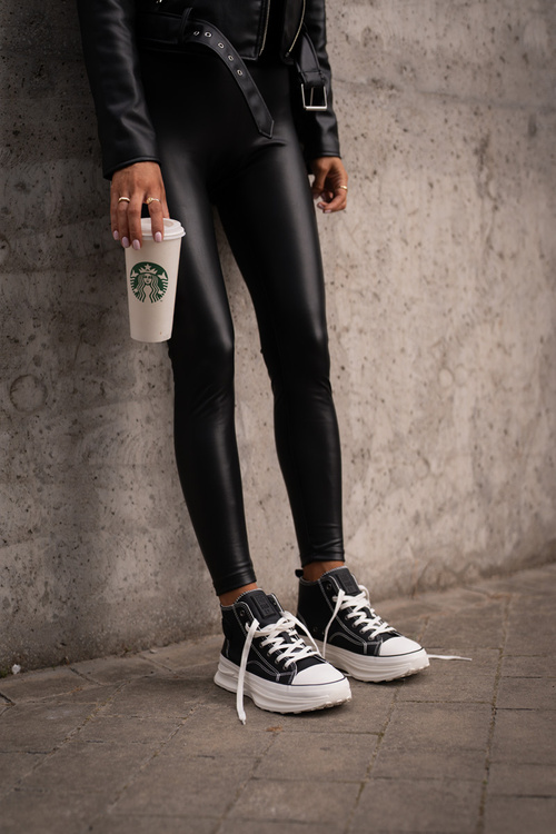 Zateplené Dámske Tenisky Na Platforme Eko Koža Big Star OO274068 Ružové