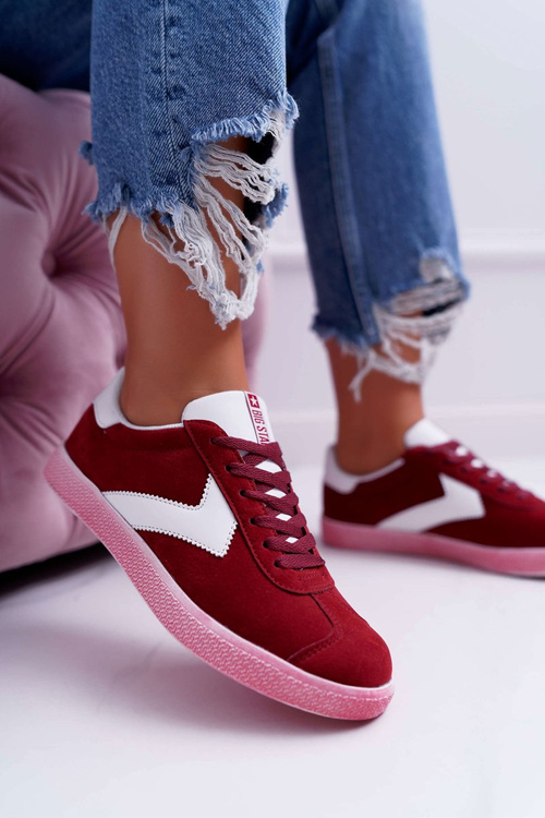 Dámská Sportovní Obuv Big Star Červené DD274298