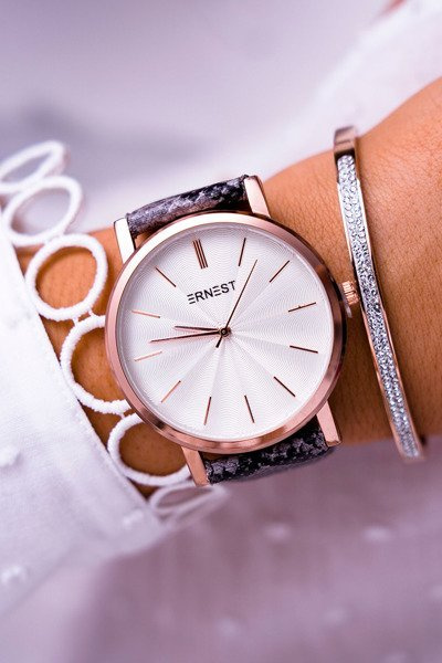 Dámské Hodinky Ernest Snake Skin Cedis