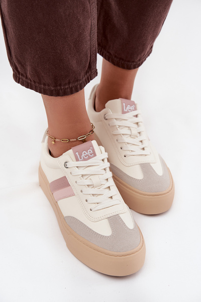 Dámske tenisky LEE AILANI WOMEN LOW 50253004.02A Vyblednutá Biela