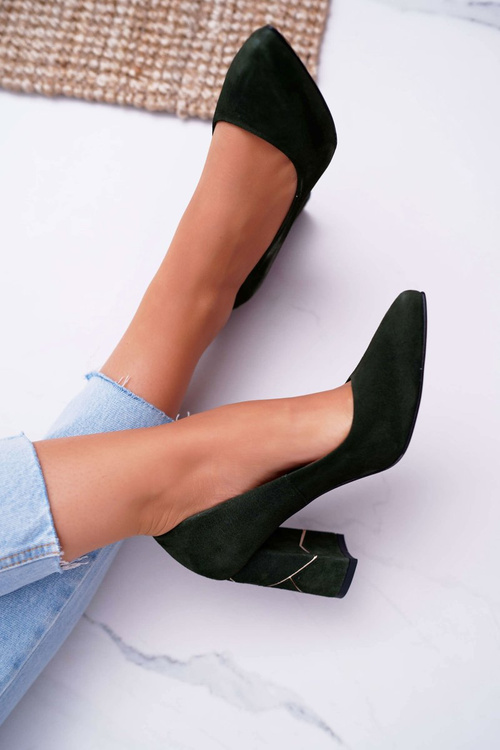 Dámske čerpadlá Laura Messi Olive Suede 2050